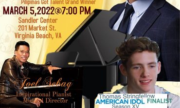 The Voices of Marcelito Pomoy U.S. Tour March 5, 2022 Virginia Beach