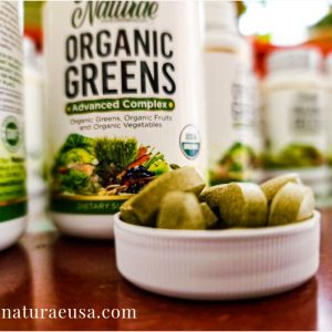 Immune Booster “Organic Greens Complex” Dietary Supplement by Naturae, USDA Organic Certified