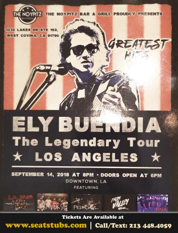 Buendia Live In Los Angeles September 14, 2018