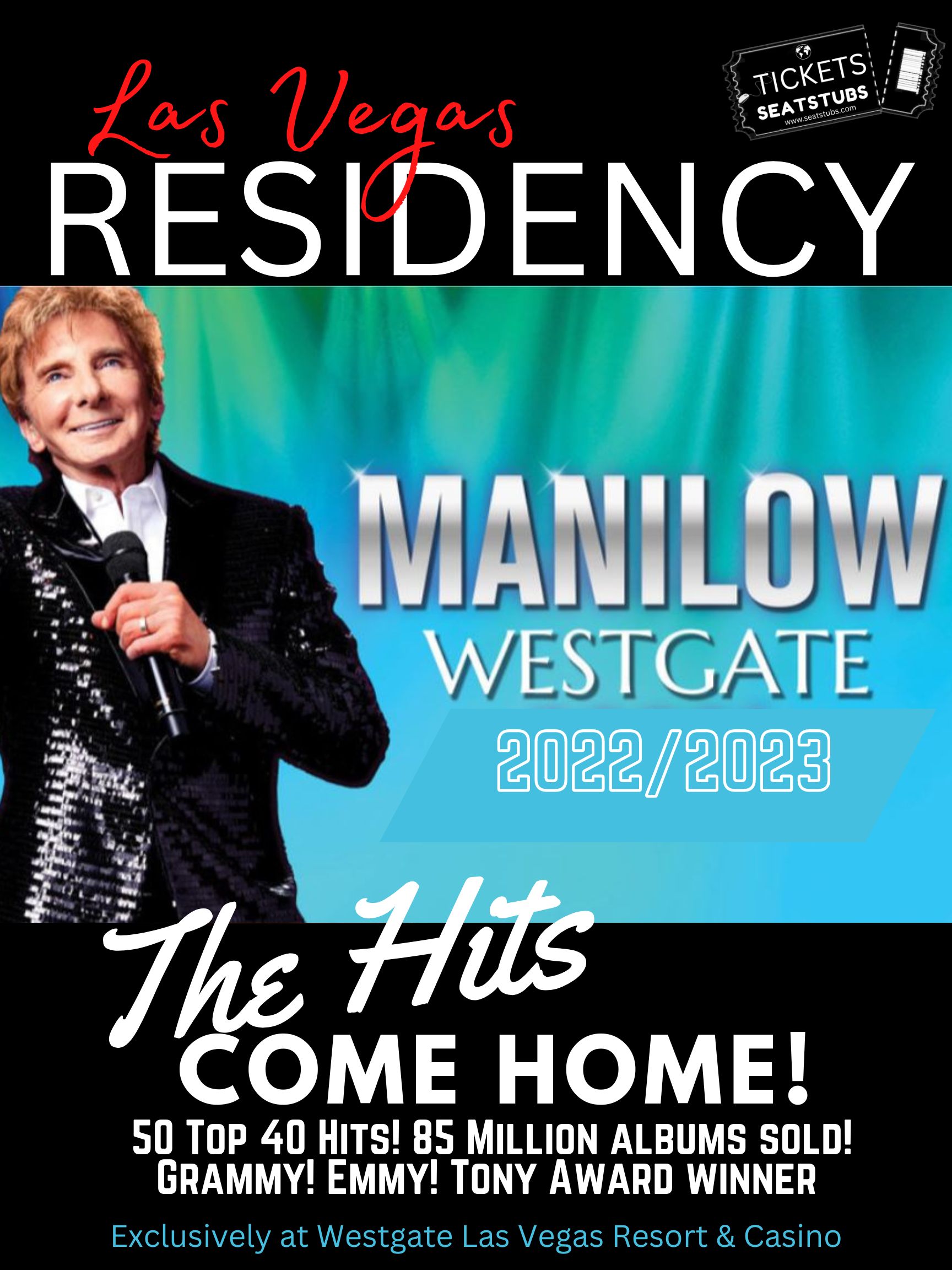 BARRY MANILOW LAS VEGAS RESIDENCY WESTGATE LAS VEGAS