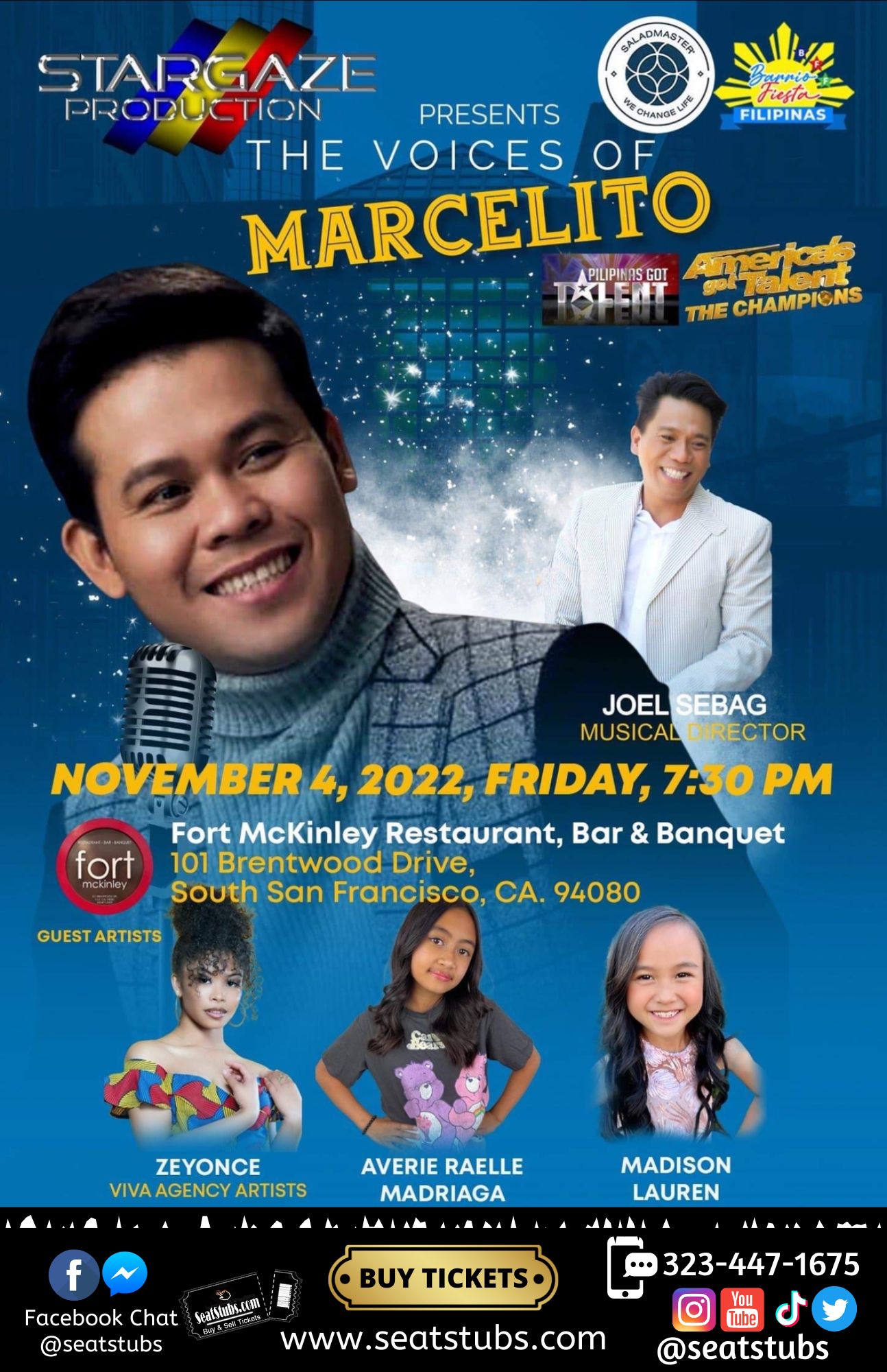 The Voices of MARCELITO POMOY Fort McKinley November 4, 2022