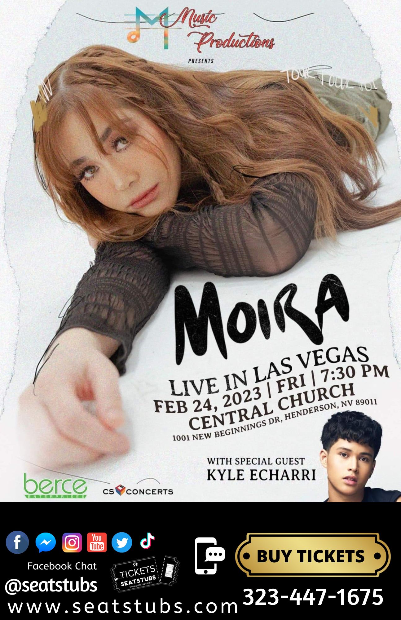 Moira Dela Torre Live in Las Vegas February 24, 2023 Central Church