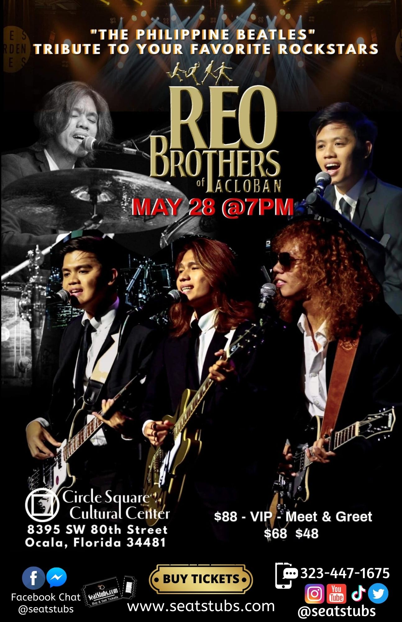REO BROTHERS LIVE in Ocala Florida May 28 2023 Cicle Square Cultural Center